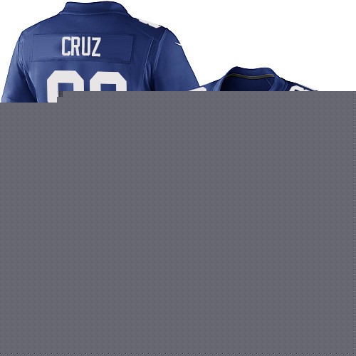 Women's Limited Victor Cruz Nike Jersey Royal Blue Home - #80 NFL New York Giants